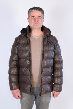 Doudoune cuir homme : RORIK.B