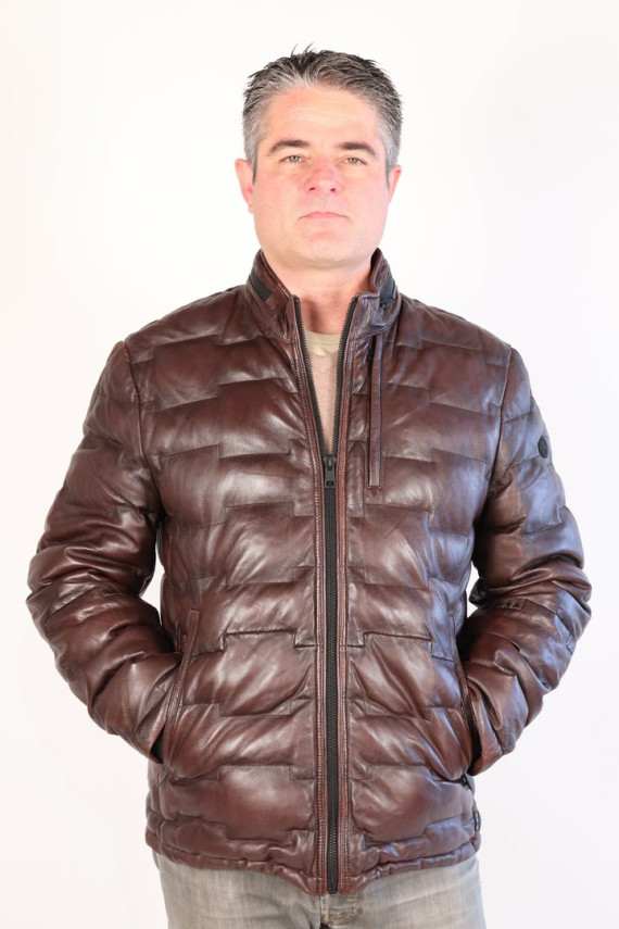 doudoune cuir homme : 52539.2