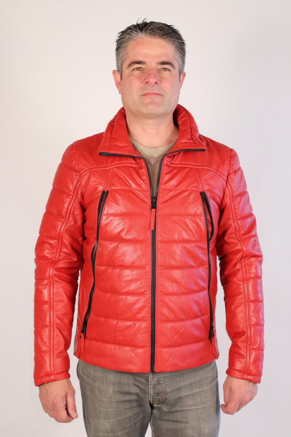 doudoune cuir homme : FILBO.R