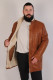 veste peau lainée homme : GREG