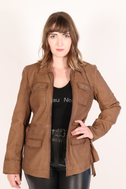 veste cuir femme : MANA.C