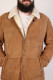 veste peau lainée homme : JULES