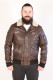 BLOUSON PILOTE CUIR HOMME: TOM