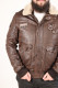 BLOUSON PILOTE CUIR HOMME: TOM
