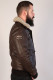BLOUSON PILOTE CUIR HOMME: TOM