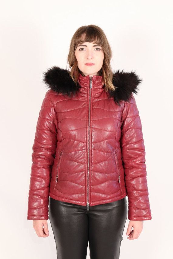 doudoune cuir femme : IDA :B