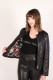 veste spencer cuir femme : QUEEN