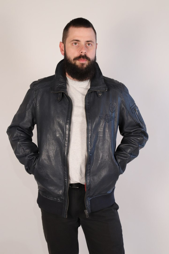 blouson cuir homme : ROBIN.B