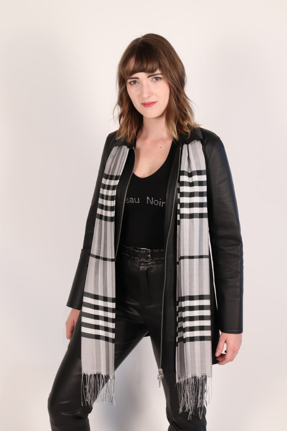 veste cuir femme : SR-LORA.N