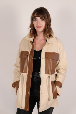 VESTE CUIR FEMME : aelle