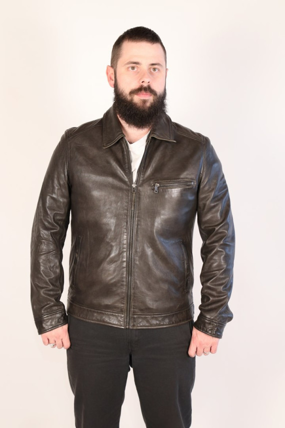 blouson cuir homme : 3884