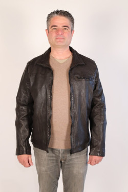 blouson cuir homme : lomi.C