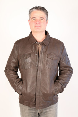 blouson cuir homme : 52661