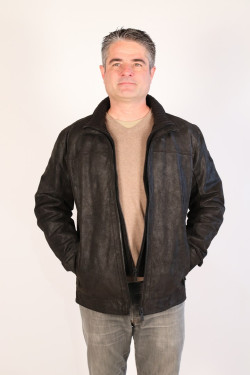blouson cuir homme : 42786.b