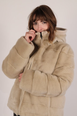 BLOUSON FOURRURE FEMME : grazia