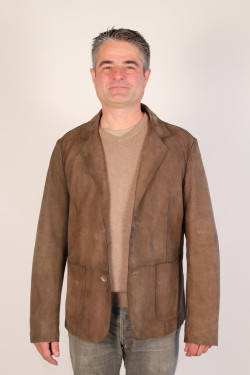 Veste blazer cuir homme : franco