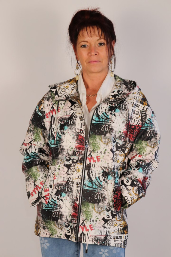 veste cuir femme : FR 7181