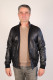 blouson cuir réversible homme : SLSR -61C