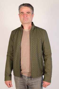 blouson cuir réversible homme : nico.k