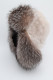 chapka fourrure lapin & renard : USHANKA . CRE