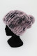 Bonnet fourrure lapin femme : BOMMEL.R