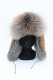 chapka fourrure lapin & renard : USHANKA.CAP