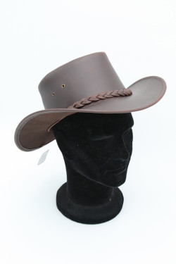 chapeau cuir homme : 7409309