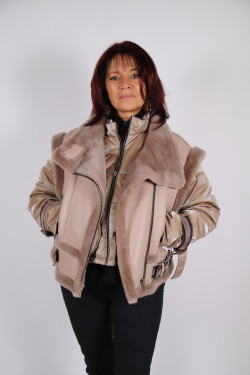 doudoune agneau df femme : VISA