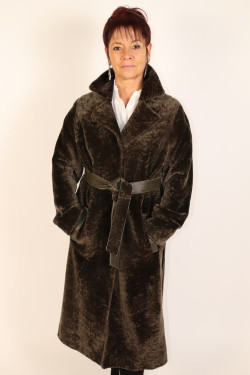 manteau peau lainée femme : orlane