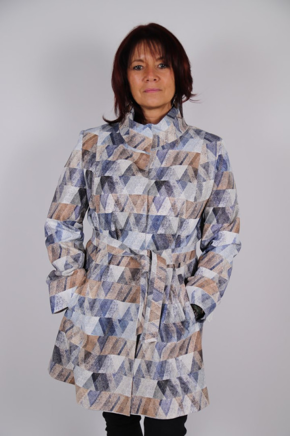 VESTE 3/4 CUIR FEMME : lower