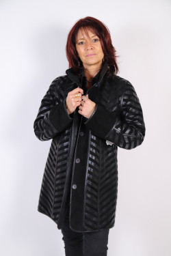 veste cuir réversible femme : KO.C.35