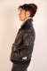 BLOUSON  CUIR FEMME : LEANE