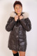 VESTE PARKA CUIR FEMME : PEANIA