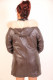 VESTE PARKA CUIR FEMME : PEANIA