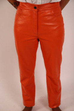 PANTALON CUIR AGNEAU FEMME : JOHANA.O