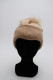BONNET femme acrylique et fourrure : hl-7.B