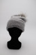 BONNET femme acrylique et fourrure : hl-7.G