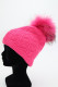 BONNET FEMME ACRYLIQUE ET FOURRURE : HL-8.F