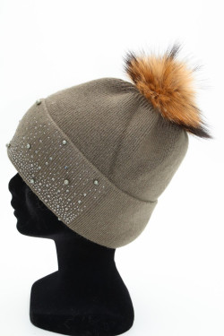 BONNET CASHMERE & VISCOSE FEMME : HL 1905.K