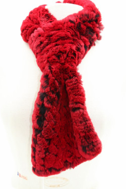 ÉCHARPE FOURRURE LAPIN FEMME : MANON.