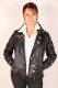 BLOUSON PERFECTO CUIR FEMME : ROMANE.N