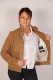 blouson cuir velours femme : ajana