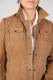 veste liquette cuir velours femme : hali