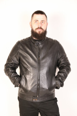 BLOUSON CUIR HOMME : BION.2
