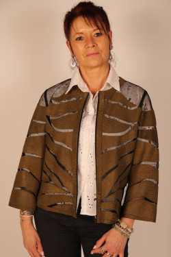 VESTE LIQUETTE CUIR FEMME : KO VALENTINE.B