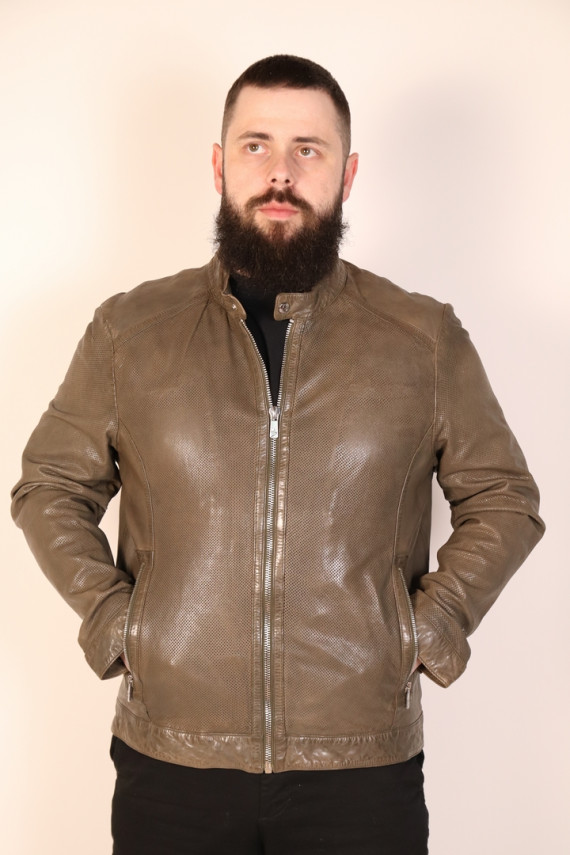 blouson cuir homme : KELVIN.S