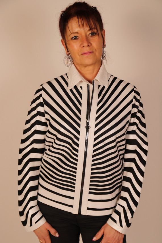 VESTE LIQUETTE CUIR FEMME : KO VALENTINE.B