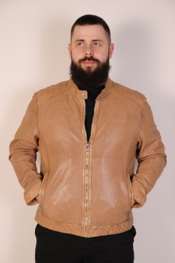 blouson cuir homme : KELVIN.B