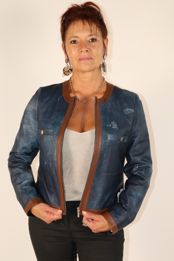 Blouson cuir : ARMANCE