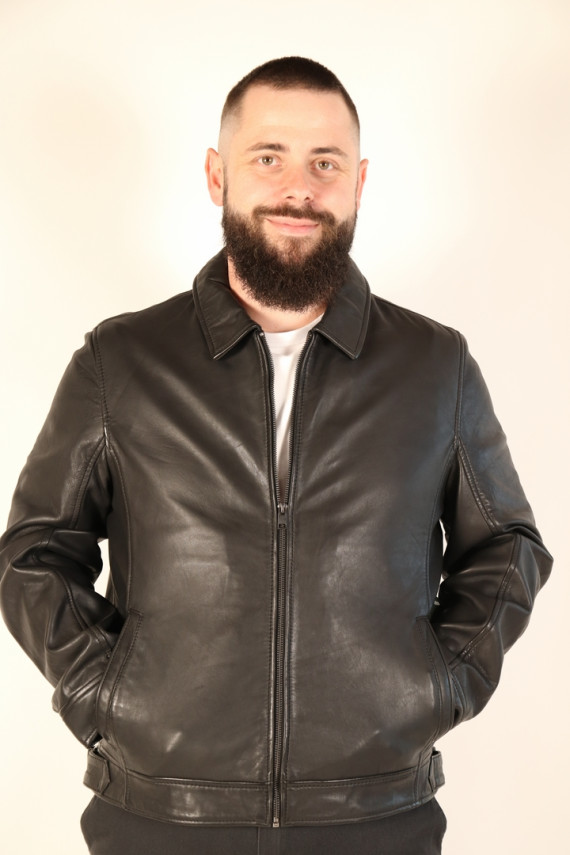 Blouson cuir homme : THOMAS